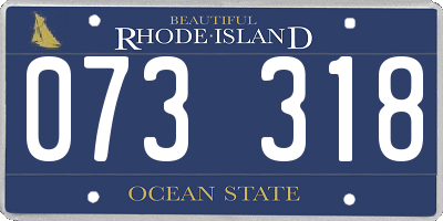 RI license plate 073318