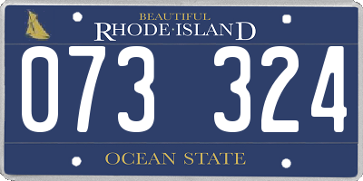 RI license plate 073324