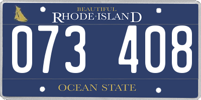 RI license plate 073408