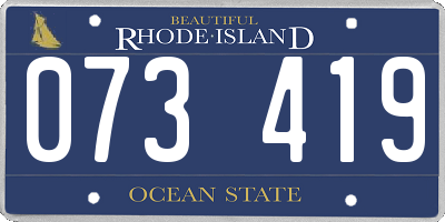 RI license plate 073419