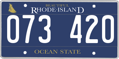 RI license plate 073420