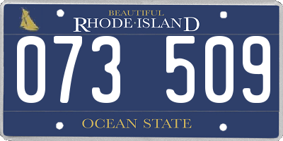 RI license plate 073509