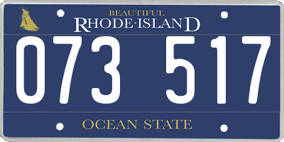 RI license plate 073517