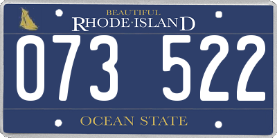 RI license plate 073522