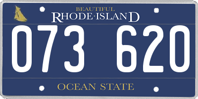 RI license plate 073620