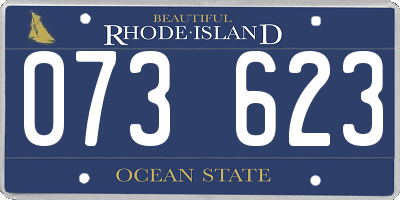 RI license plate 073623