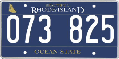 RI license plate 073825