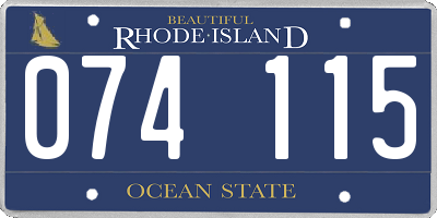 RI license plate 074115