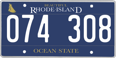 RI license plate 074308