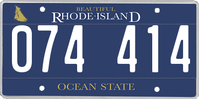 RI license plate 074414