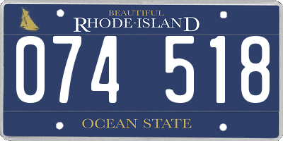 RI license plate 074518