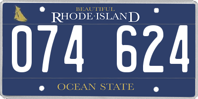 RI license plate 074624