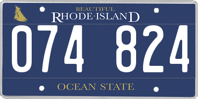 RI license plate 074824