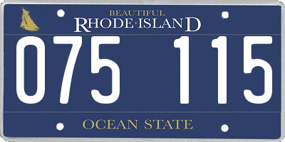 RI license plate 075115