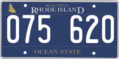 RI license plate 075620