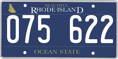 RI license plate 075622
