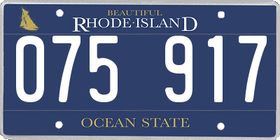 RI license plate 075917