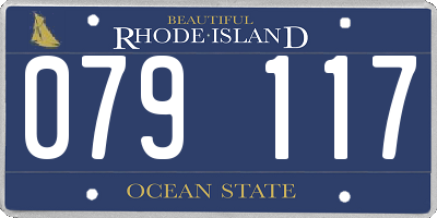 RI license plate 079117