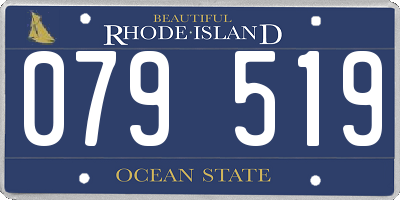 RI license plate 079519