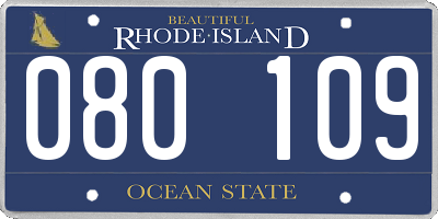 RI license plate 080109