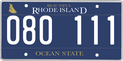 RI license plate 080111