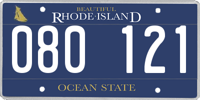 RI license plate 080121