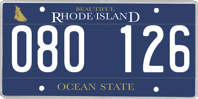 RI license plate 080126