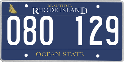 RI license plate 080129