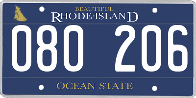 RI license plate 080206