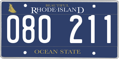 RI license plate 080211