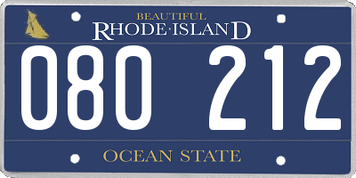 RI license plate 080212