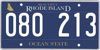 RI license plate 080213