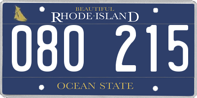 RI license plate 080215