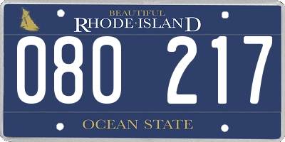 RI license plate 080217