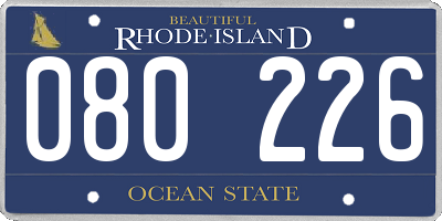RI license plate 080226