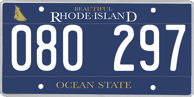 RI license plate 080297