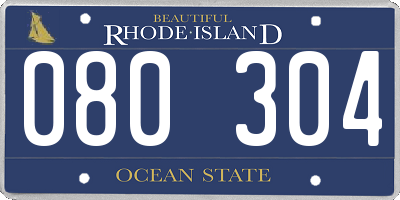 RI license plate 080304