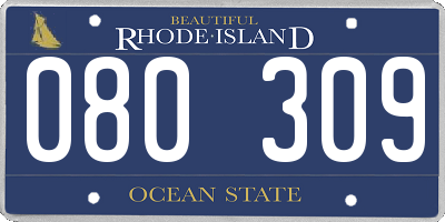 RI license plate 080309