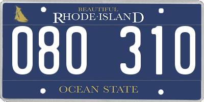RI license plate 080310