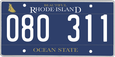 RI license plate 080311