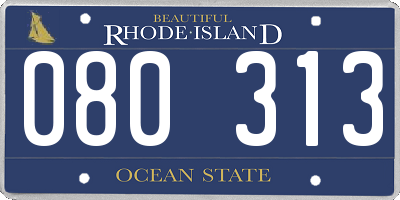 RI license plate 080313