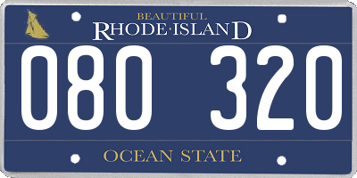 RI license plate 080320