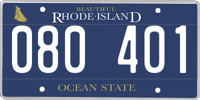 RI license plate 080401