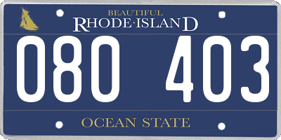 RI license plate 080403
