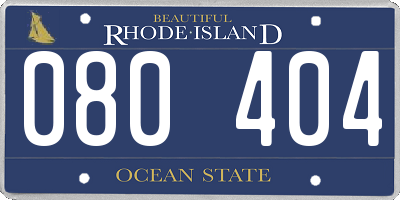 RI license plate 080404