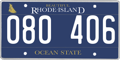 RI license plate 080406