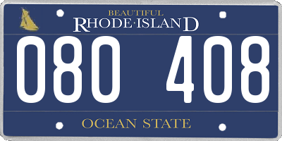 RI license plate 080408
