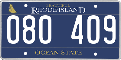 RI license plate 080409
