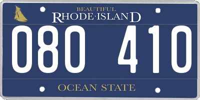 RI license plate 080410