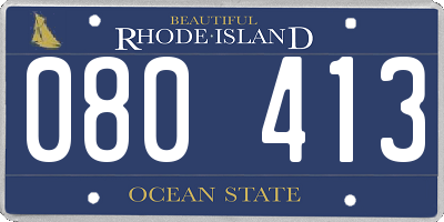 RI license plate 080413